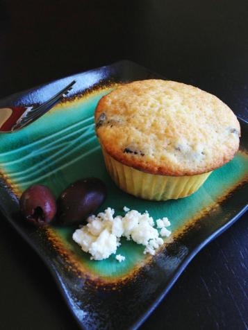 kalamata and feta cupcakes
